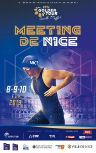Yoan, speaker pour le meeting de natation de Nice