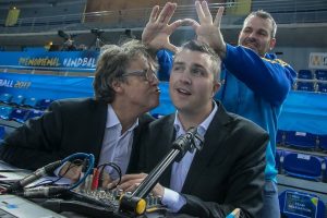 Yoan pendant les Championnats du Monde de Handball