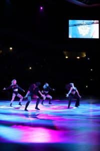 Les danseuses du Final Four de la Coupe de la LIgue de Handball