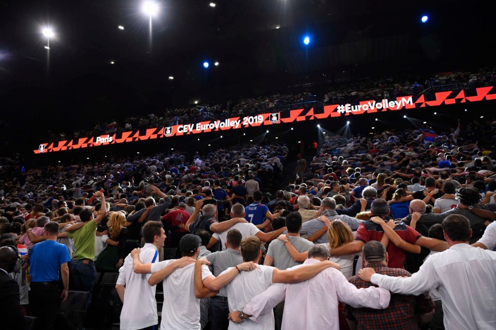 Yoan speaker de l'Eurovolley