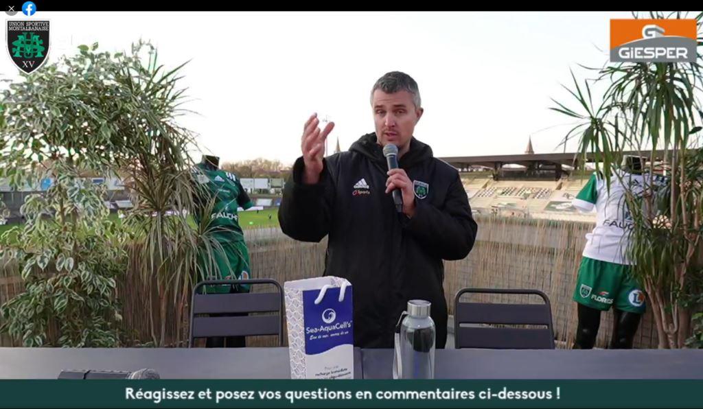 Yoan, présentateur commentateur du live facebook de Montauban