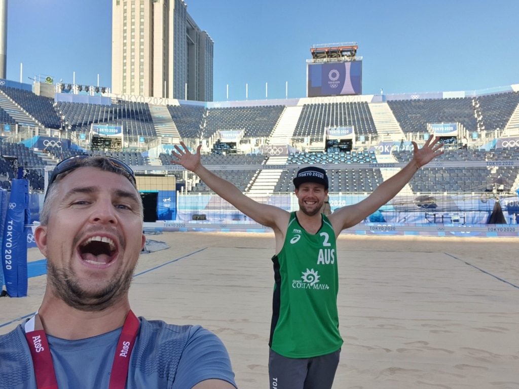 Yoan speaker pour le beach volleyball aux Jeux Olympiques de Tokyo 2020