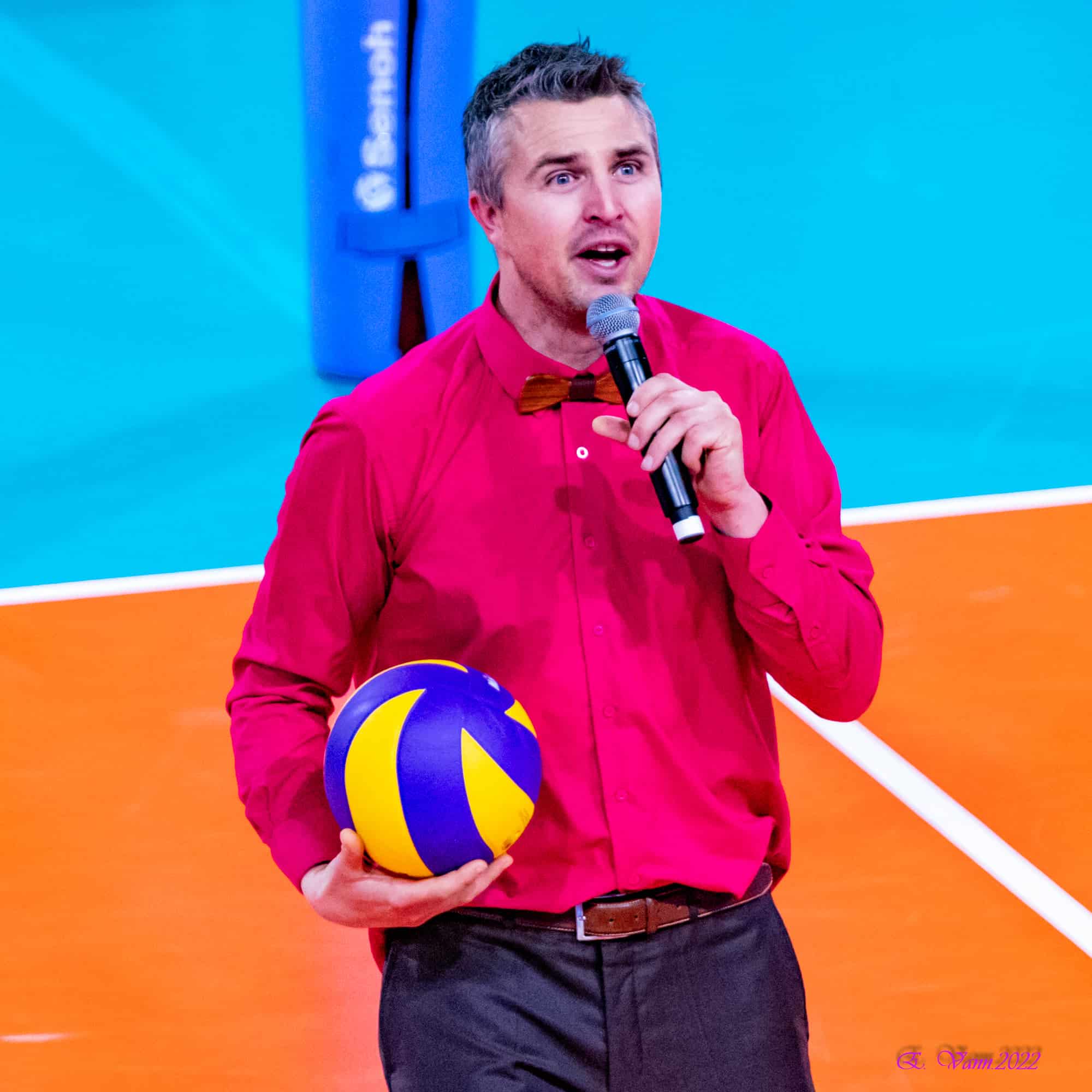 ambianceur et Maître de cérémonie pour le volleyball à Toulouse face à Tours