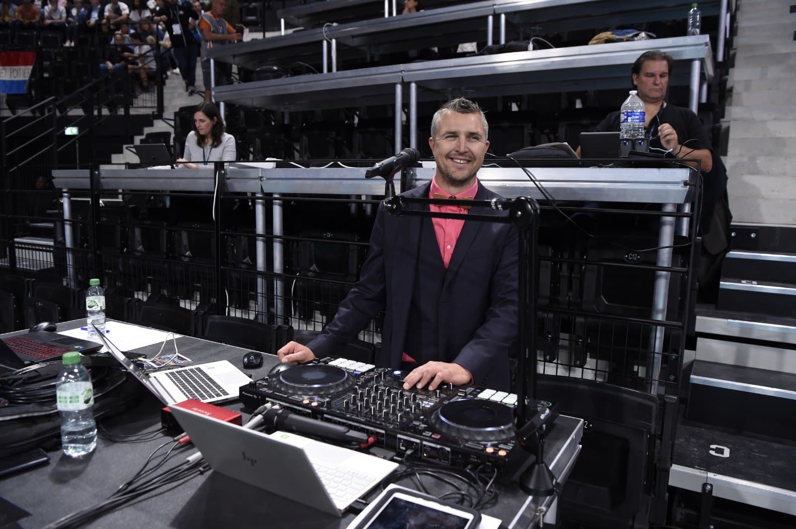 Yoan, ambianceur et DJ des Equipes de France de volley