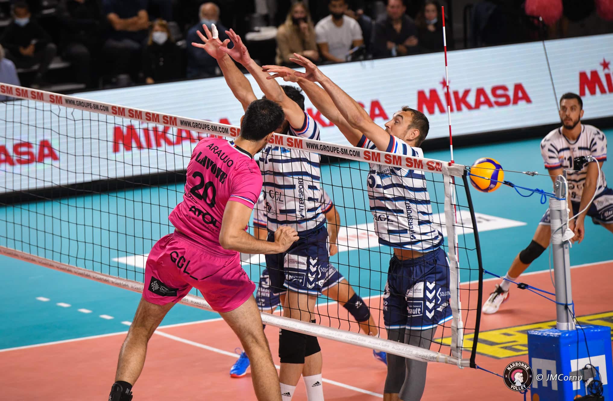 Match Narbonne Sète avec Yoan ambianceur speaker de la rencontre