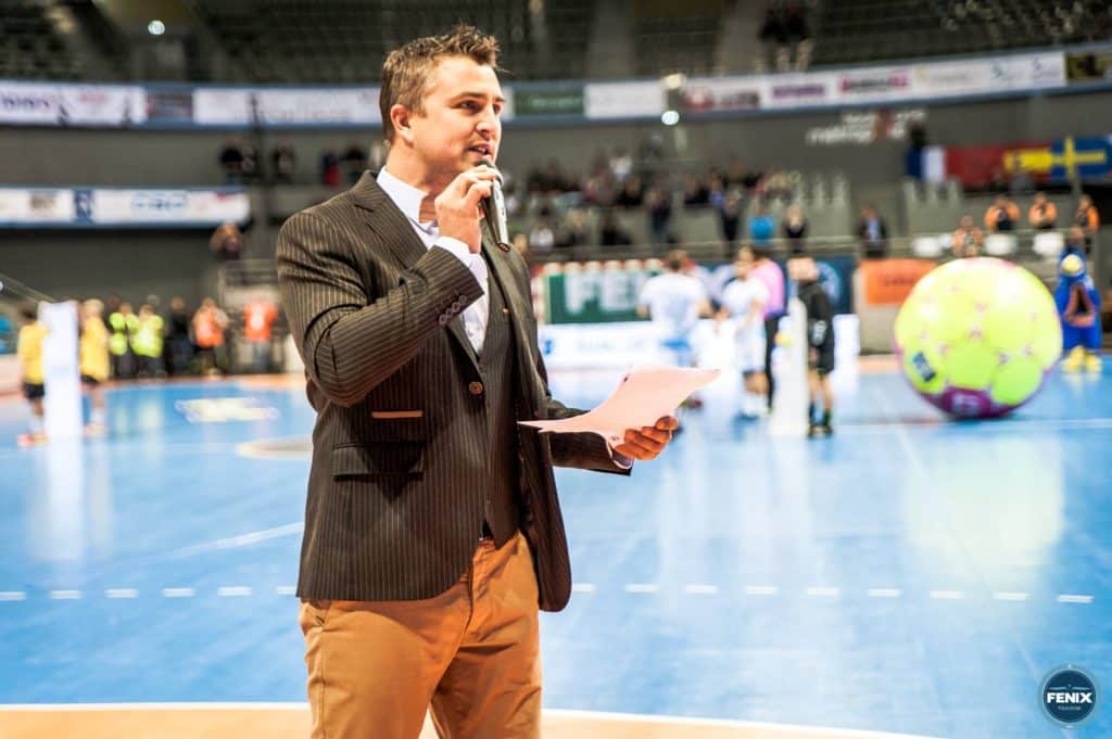 Speaker handball pour le Fenix de Toulouse et la LNH