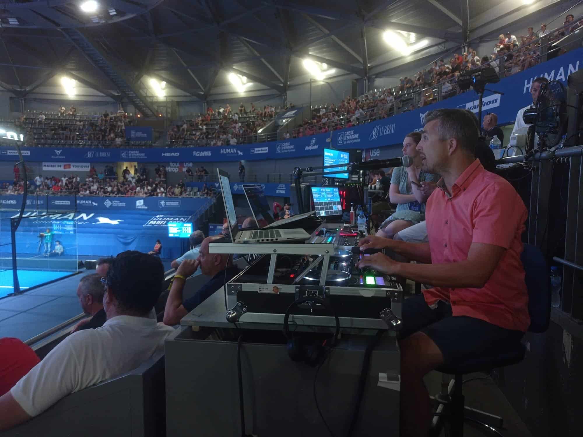 Ambianceur et DJ du Human Padel Open à Toulouse