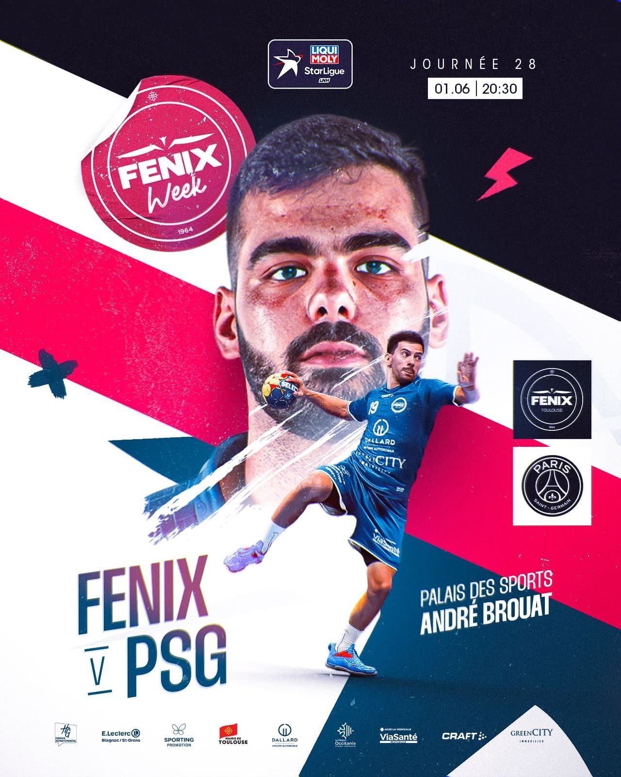 Dj ambianceur speaker pour le Fenix Toulouse Handball