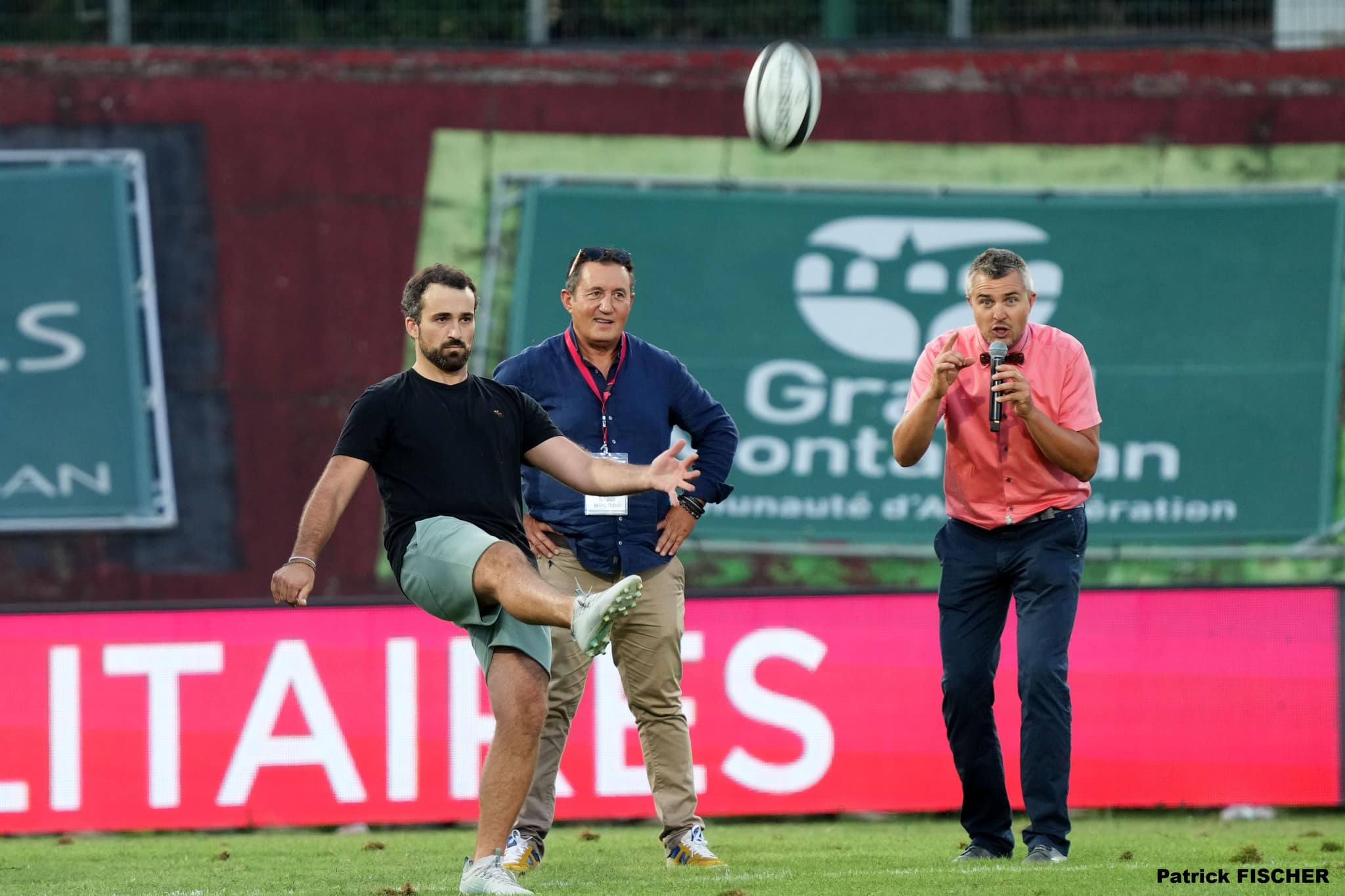 Yoan, Maître de Cérémonie pour la ProD2 de rugby à Montauban