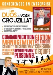 Conférencier d'entreprise avec les Duos de Yoan Crouzillat pour votre conférence