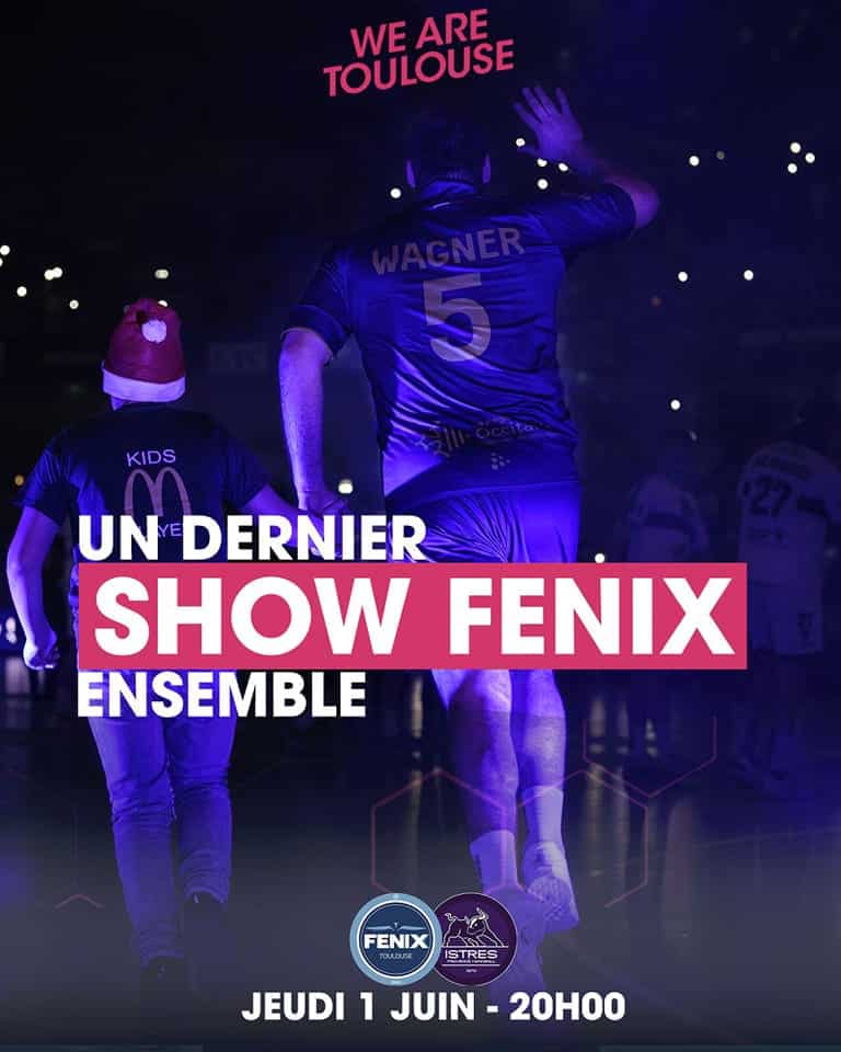 Ambianceur micro et DJ pour le match Toulouse Istres du Fenix en Handball