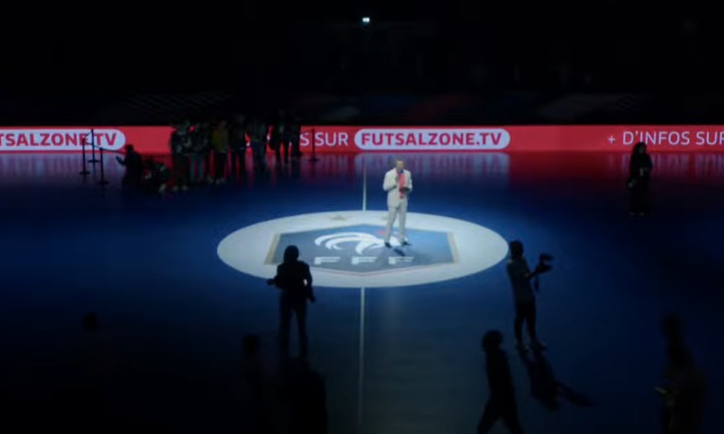 Speaker DJ de l'Equipe de France de Futsal face à la Slovaquie