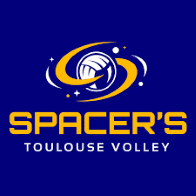 Logo des Spacer's de Toulouse volley dont Yoan est le speaker DJ officiel
